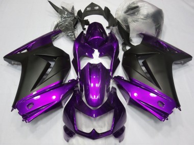 Acquista Viola & Nero Opaco 08-12 Ninja 250 Carene Moto