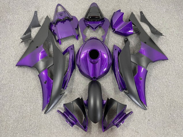 Viola & Nero Opaco 08-16 R6 Carene Moto