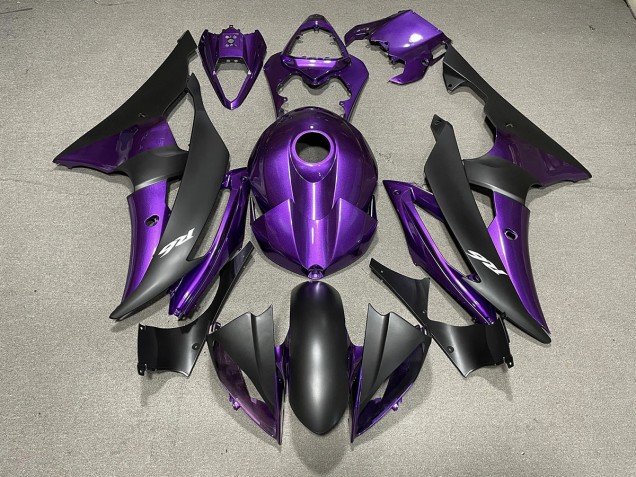 Viola & Nero Opaco & Loghi 08-16 R6 Carene Moto