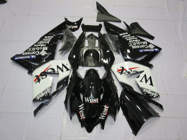 West Bianco Nero 04-05 ZX10R Carene Moto